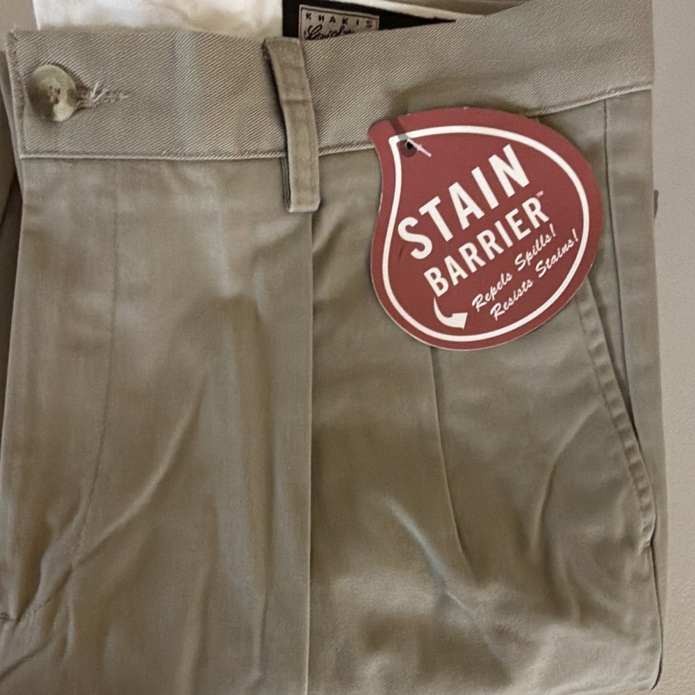 Levi Strauss Signature Men's 36x34 Gray Cotton Twill Classic Fit Straight Pleat